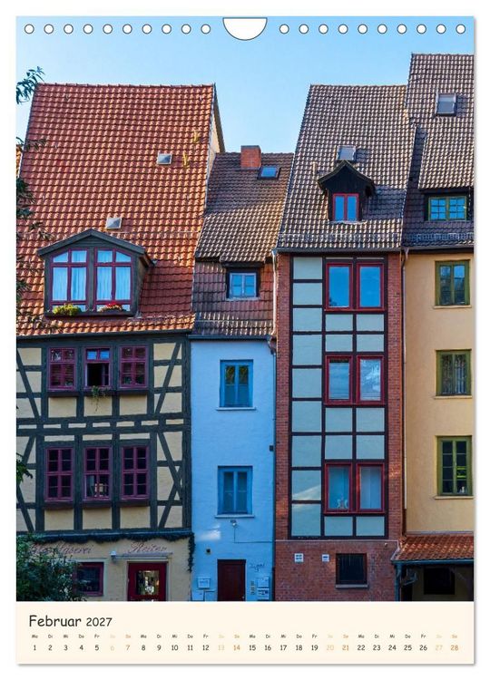 Produktbild: Erfurt von seiner sch&ouml;nsten Seite (Wandkalender 2027 DIN A4 hoch), CALVENDO Monatskalender