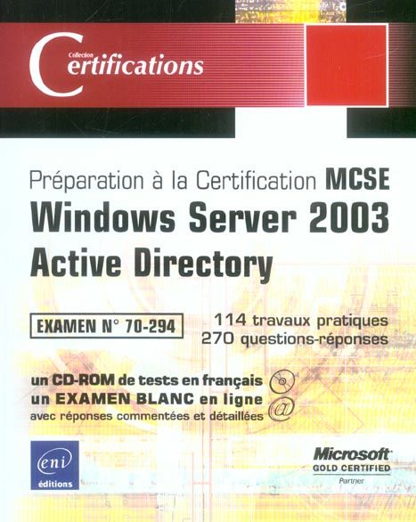 Produktbild: Windows Server 2003 Active Directory - Examen 70-294