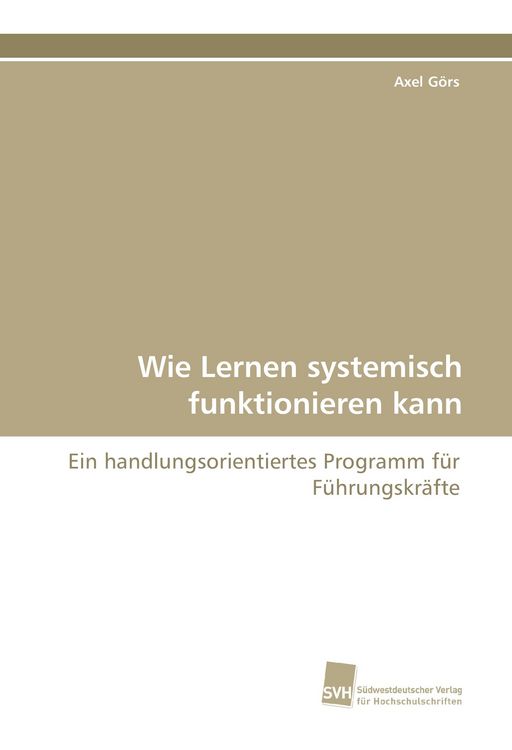 Produktbild: Wie Lernen systemisch funktionieren kann