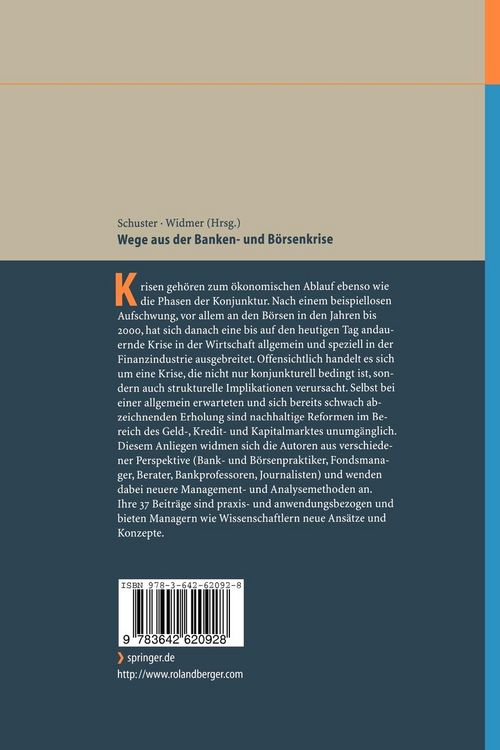 Produktbild: Wege aus der Banken- und B&ouml;rsenkrise