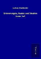 Produktbild: Erinnerungen, Reden und Studien
