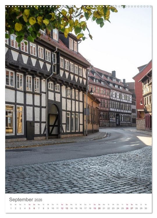 Produktbild: Fachwerk in Halberstadt (Wandkalender 2026 DIN A2 hoch), CALVENDO Monatskalender
