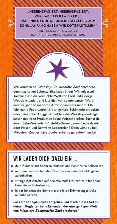 Produktbild: Harry Potter: Weasleys Zauberhafte Zauberscherze - Fantastische Objekte aus der Zauberwelt