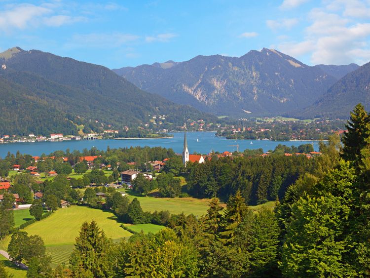 Produktbild: CALVENDO Puzzle Bad Wiessee am Tegernsee 1000 Teile Lege-Gr&ouml;&szlig;e 64 x 48 cm Foto-Puzzle Bild von SusaZoom