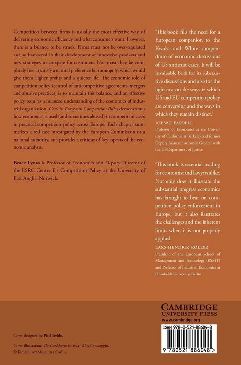 Produktbild: Cases in European Competition Policy