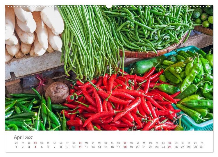 Produktbild: M&auml;rkte in S&uuml;dostasien (Wandkalender 2027 DIN A2 quer), CALVENDO Monatskalender