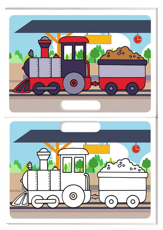 Produktbild: Mein erstes Fahrzeug-Malbuch