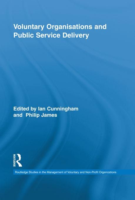 Produktbild: Voluntary Organizations and Public Service Delivery