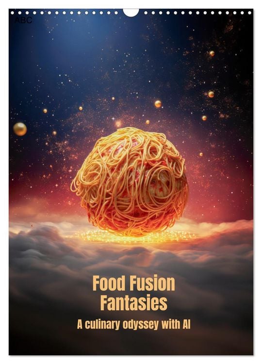Produktbild: Food Fusion Fantasies (Wall Calendar 2026 DIN A3 portrait), CALVENDO 12 Month Wall Calendar