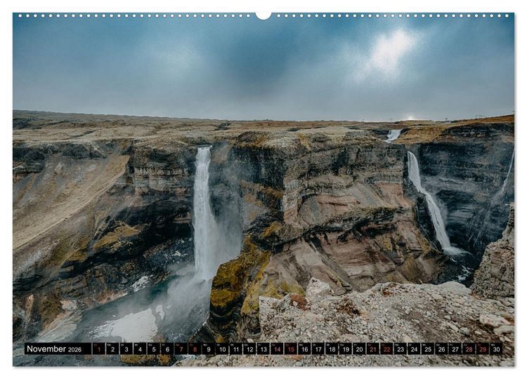 Produktbild: Island - Rundreise im Oktober (hochwertiger Premium Wandkalender 2026 DIN A2 quer), Kunstdruck in Hochglanz