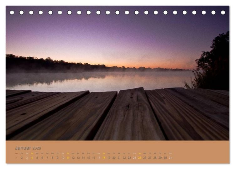 Produktbild: Afrika Impressionen. NAMIBIA - S&Uuml;DAFRIKA - BOTSWANA (Tischkalender 2026 DIN A5 quer), CALVENDO Monatskalender