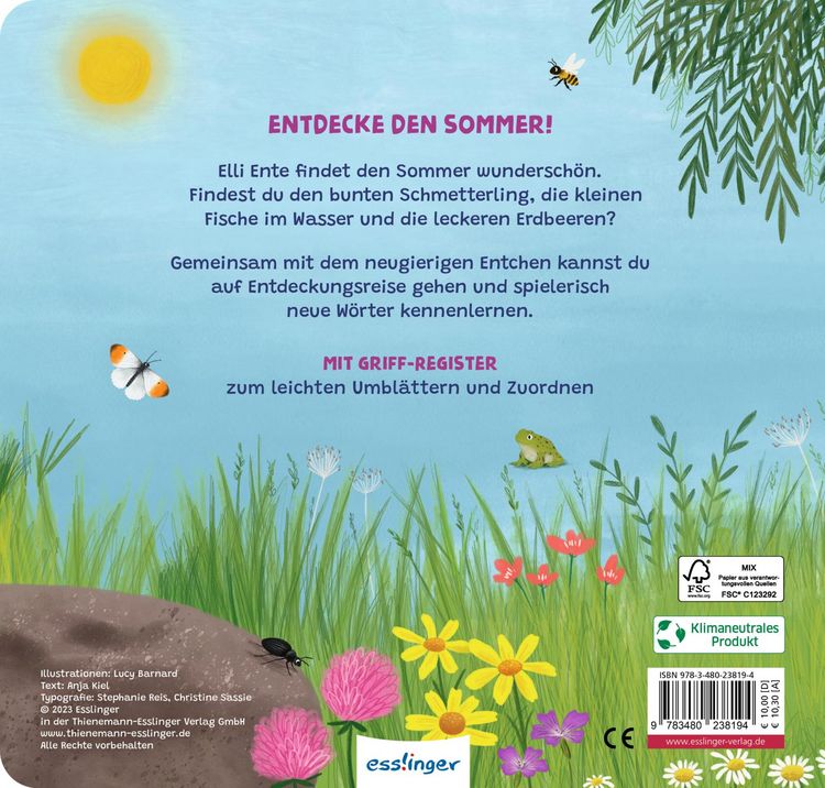 Produktbild: Mein erstes Jahreszeitenbuch: Elli, die kleine Ente