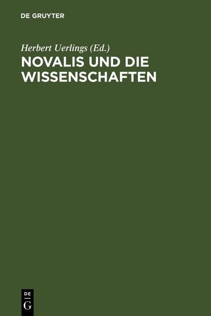Produktbild: Novalis und die Wissenschaften