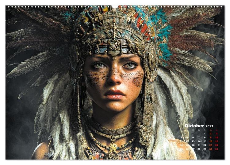 Produktbild: Azteken - Im Glanz der ewigen Sonne (Wandkalender 2027 DIN A2 quer), CALVENDO Monatskalender