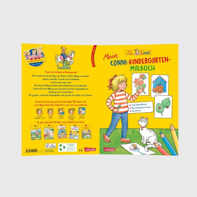 Produktbild: Conni Gelbe Reihe (Besch&auml;ftigungsbuch): Mein Conni-Kindergarten-Malbuch