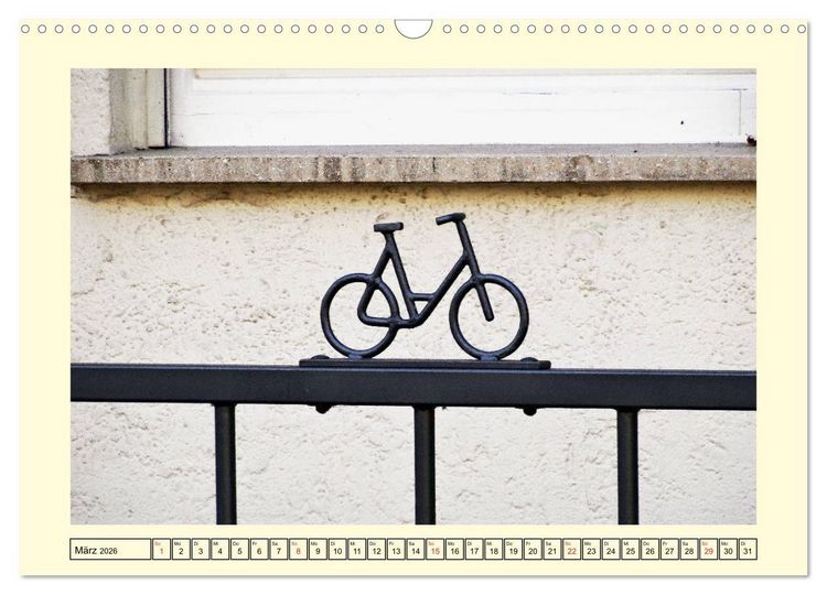Produktbild: Drahtesel in unseren Stra&szlig;en (Wandkalender 2026 DIN A3 quer), CALVENDO Monatskalender
