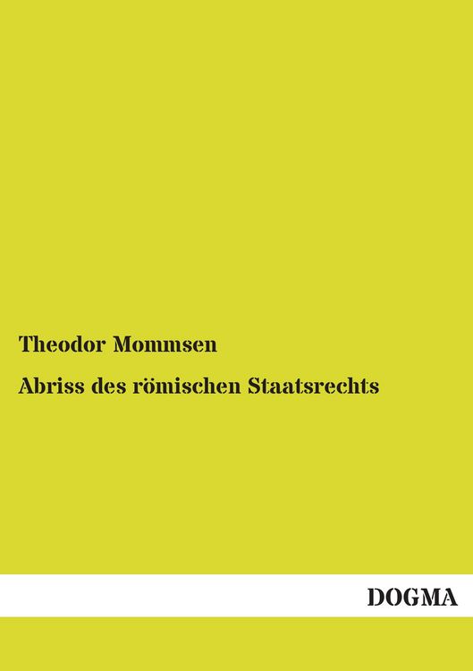 Produktbild: Abriss des r&ouml;mischen Staatsrechts