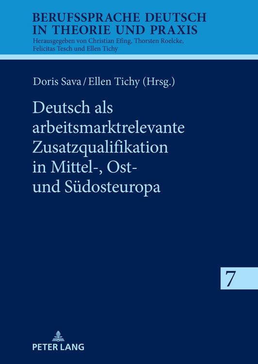 Produktbild: Deutsch als arbeitsmarktrelevante Zusatzqualifikation in Mittel-, Ost- und S&uuml;dosteuropa