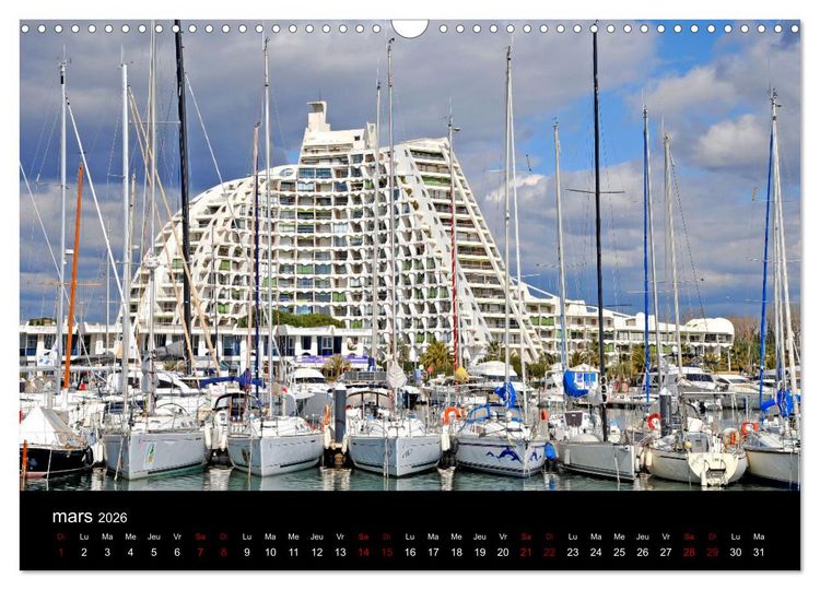 Produktbild: La Grande-Motte (Calendrier mural 2026 DIN A3 vertical), CALVENDO calendrier mensuel