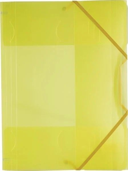 Produktbild: Folia Sammelmappe aus Kunststoff mit Gummiband, DIN A4, transparent, farbig sortiert