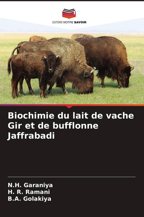 Produktbild: Biochimie du lait de vache Gir et de bufflonne Jaffrabadi