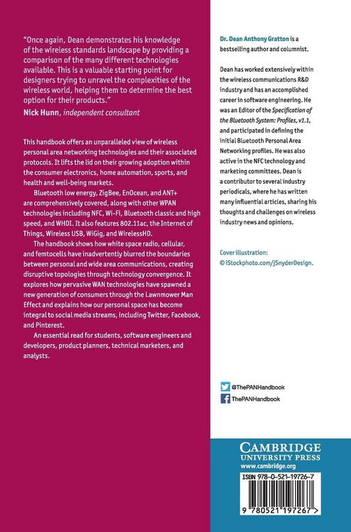 Produktbild: The Handbook of Personal Area Networking Technologies and Protocols