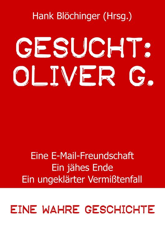 Produktbild: Gesucht: Oliver G.