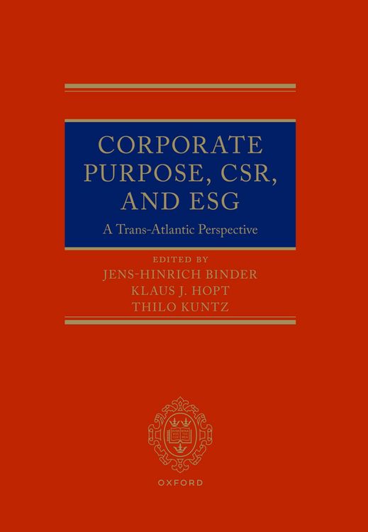 Produktbild: Corporate Purpose, CSR, and ESG
