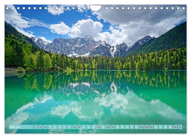 Produktbild: Bergseen zum Tr&auml;umen (Wandkalender 2026 DIN A4 quer), CALVENDO Monatskalender
