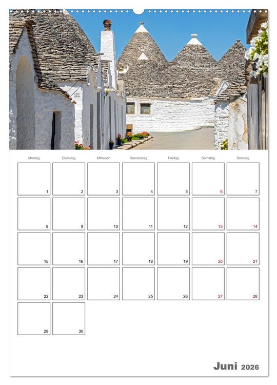 Produktbild: Italiens Sch&ouml;nheit - Terminplaner (hochwertiger Premium Wandkalender 2026 DIN A2 hoch), Kunstdruck in Hochglanz