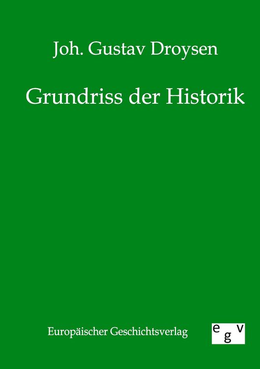 Produktbild: Grundriss der Historik