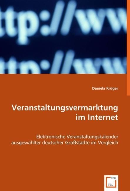 Produktbild: Kr&uuml;ger, D: Veranstaltungsvermarktung im Internet