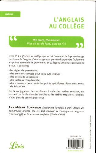 Produktbild: L'anglais au coll&egrave;ge