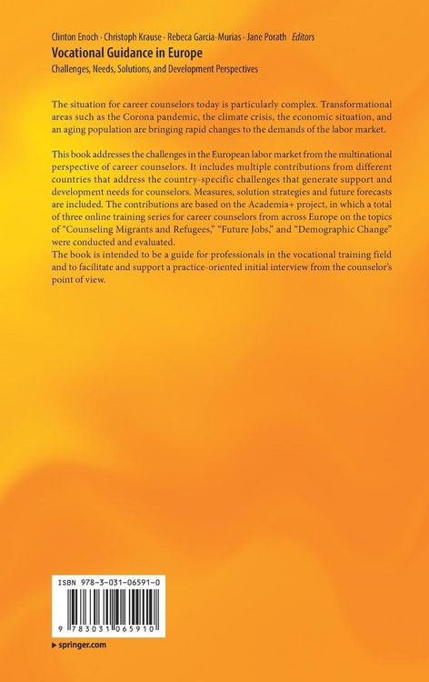 Produktbild: Vocational Guidance in Europe