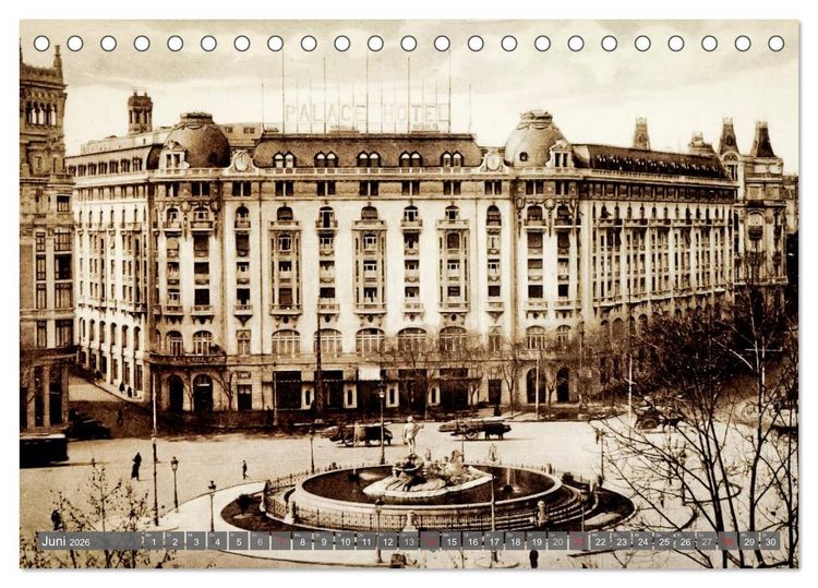 Produktbild: Erinnerungen an das alte Madrid (Tischkalender 2026 DIN A5 quer), CALVENDO Monatskalender