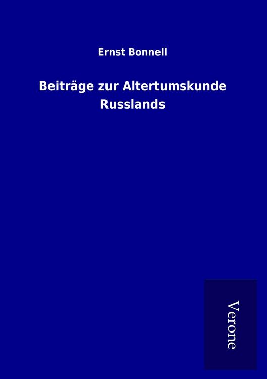 Produktbild: Beitr&auml;ge zur Altertumskunde Russlands