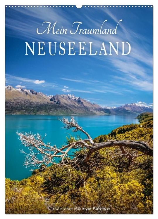Produktbild: Mein Traumland Neuseeland (Wandkalender 2027 DIN A2 hoch), CALVENDO Monatskalender