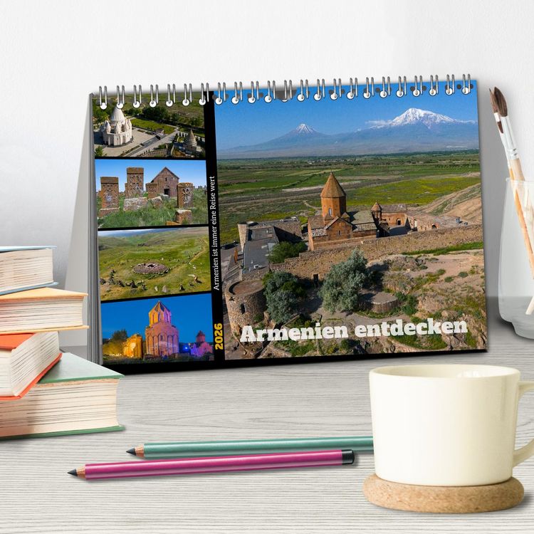Produktbild: Armenien entdecken (Tischkalender 2026 DIN A5 quer), CALVENDO Monatskalender