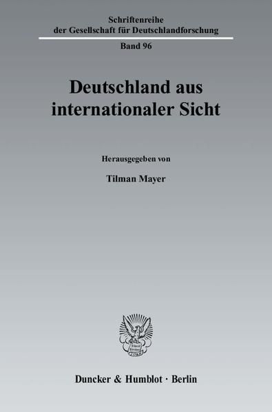 Produktbild: Deutschland aus internationaler Sicht.