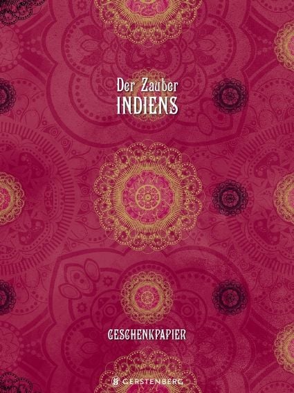 Produktbild: Der Zauber Indiens Geschenkpapier-Heft - Motiv Pinke Pracht