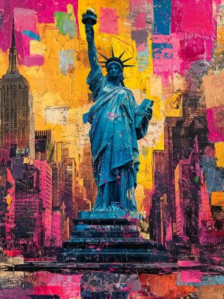 Produktbild: CALVENDO Puzzle Liberty | 1000 Teile Lege-Gr&ouml;&szlig;e 64x48cm Foto-Puzzle f&uuml;r gl&uuml;ckliche Stunden