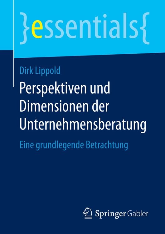 Produktbild: Perspektiven und Dimensionen der Unternehmensberatung