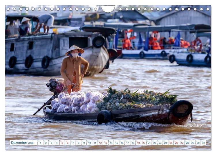 Produktbild: Asien Pur: Vietnam (Wandkalender 2026 DIN A4 quer), CALVENDO Monatskalender