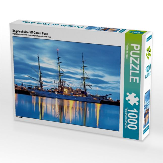 Produktbild: CALVENDO Puzzle Segelschulschiff Gorch Fock | 1000 Teile Lege-Gr&ouml;&szlig;e 64x48cm Foto-Puzzle f&uuml;r gl&uuml;ckliche Stunden