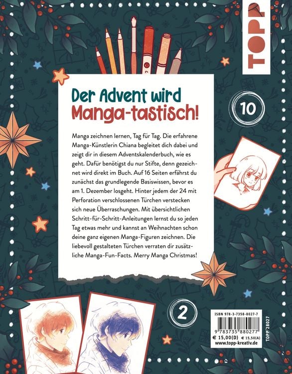 Produktbild: Merry Manga Christmas. Das Adventskalender-Buch