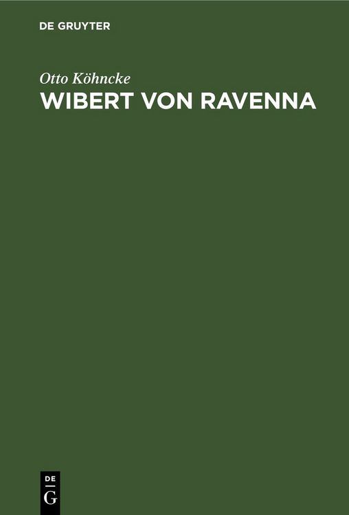 Produktbild: Wibert von Ravenna