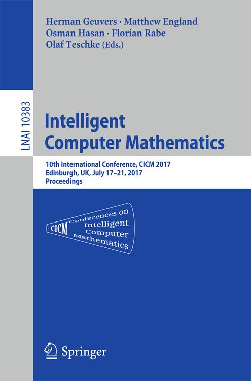 Produktbild: Intelligent Computer Mathematics
