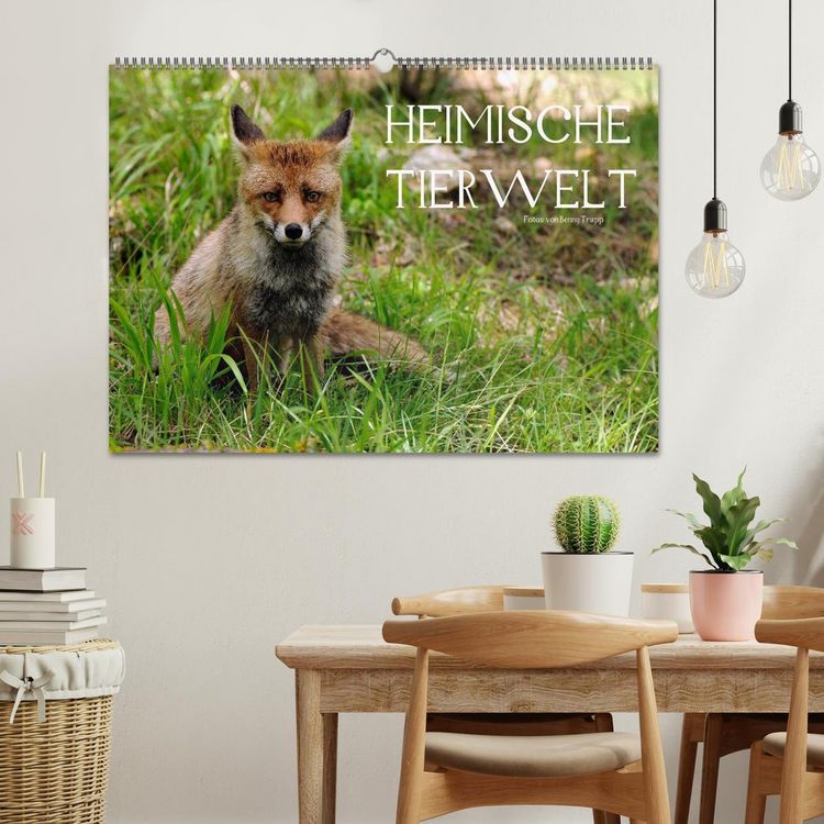 Produktbild: Heimische Tierwelt (Wandkalender 2026 DIN A2 quer), CALVENDO Monatskalender