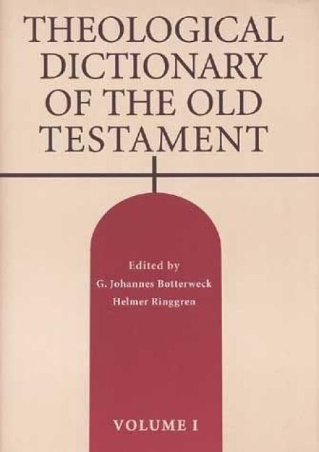 Produktbild: Theological Dictionary of the Old Testament, Volume I