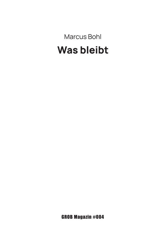 Produktbild: Was bleibt